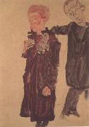 Egon Schiele, Two Guttersnipes (mk12)